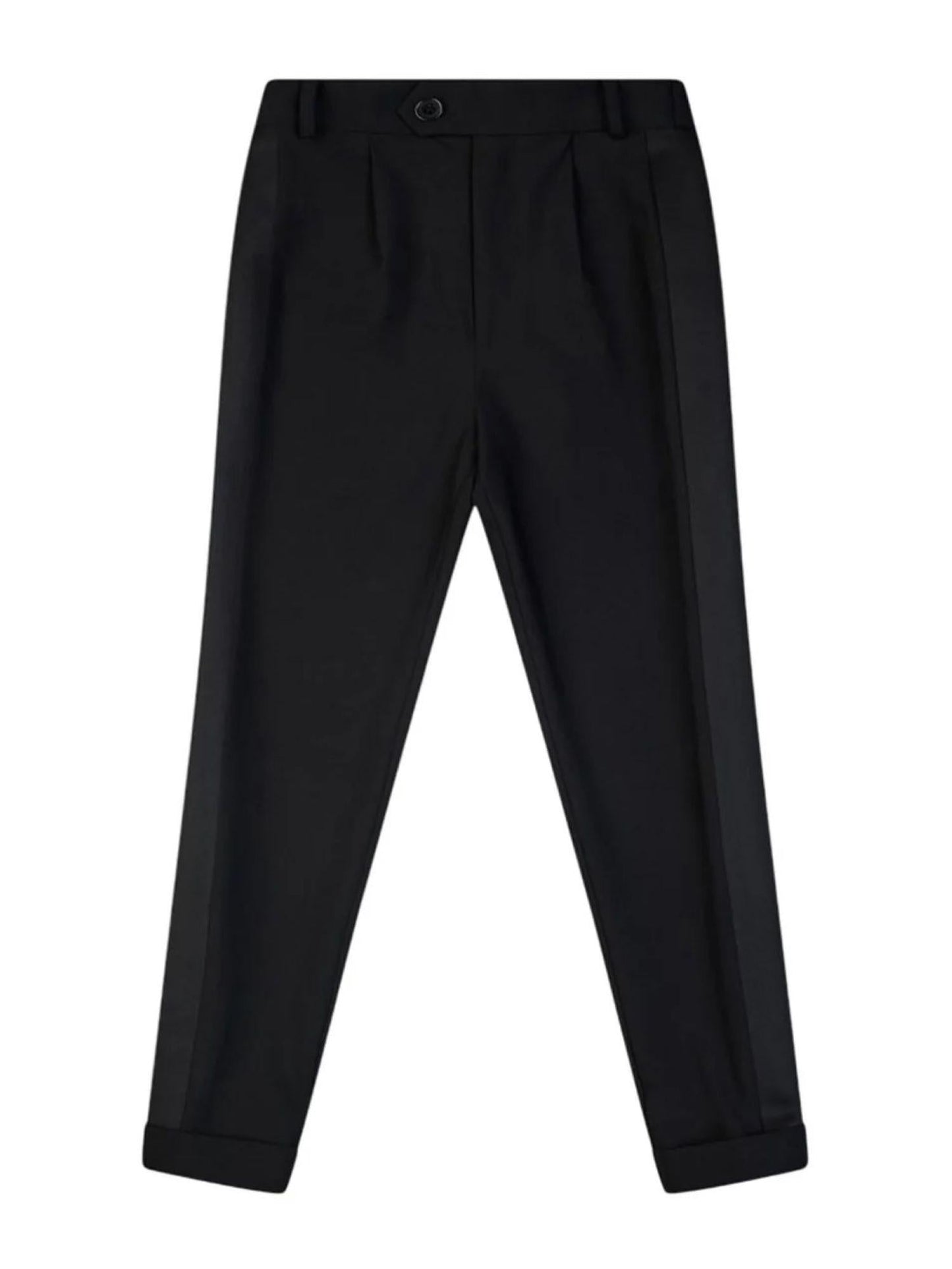 John Richmond pantaloni Rab con pinces nero