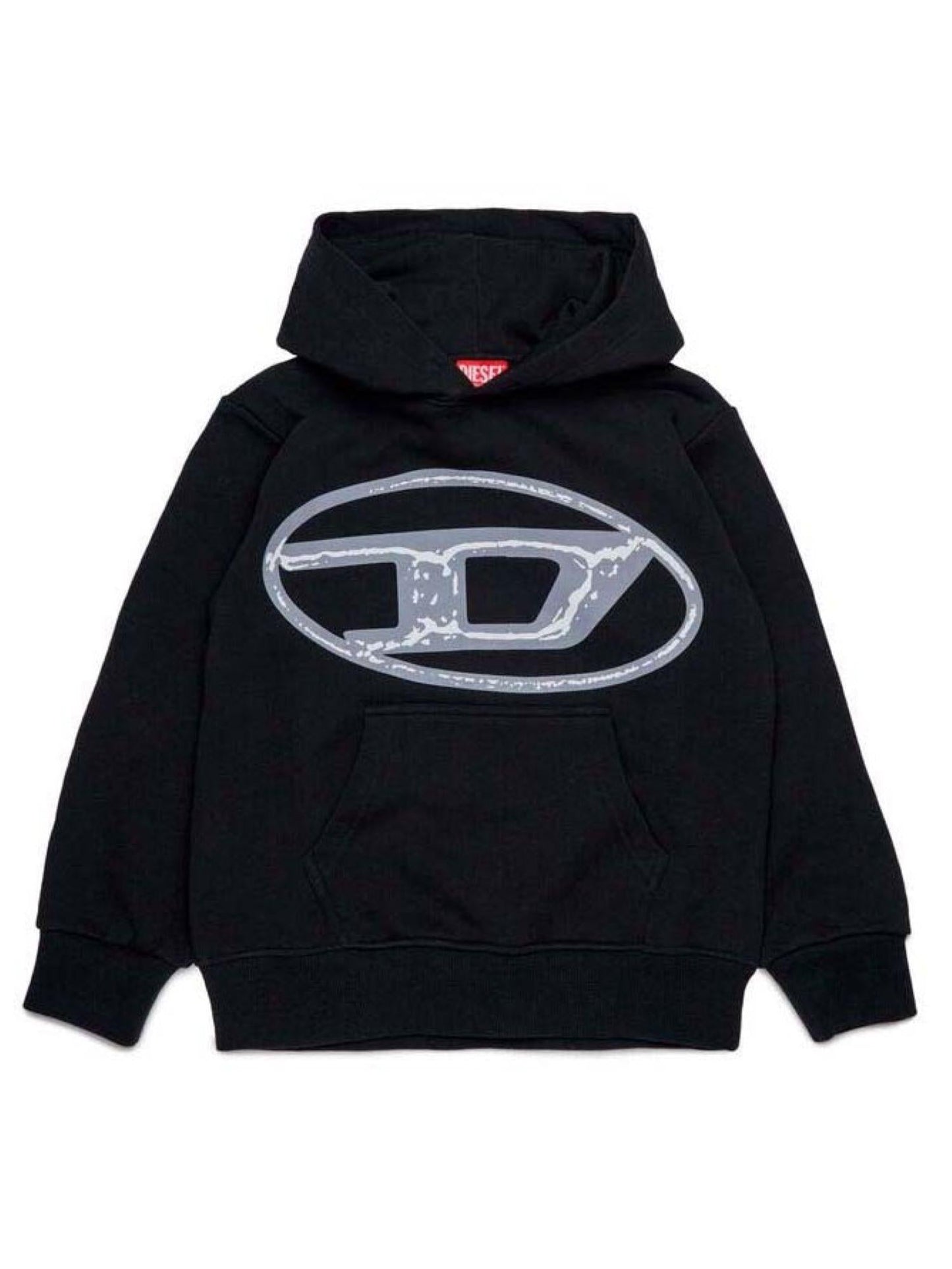 Diesel felpa con cappuccio Sbonniehood nero