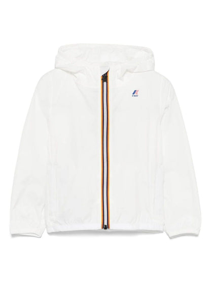 K-Way giubbino antivento impermeabile Le Vrai 4.0 bianco