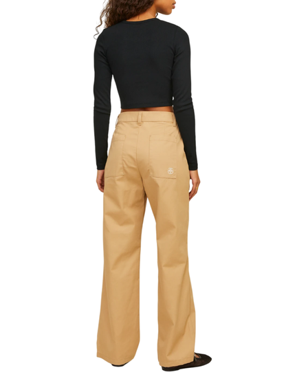 Jjxx T-shirt manica lunga a costine nero