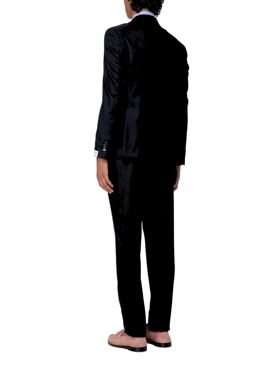 Manuel Ritz abito uomo drop 8 in fresco lana nero