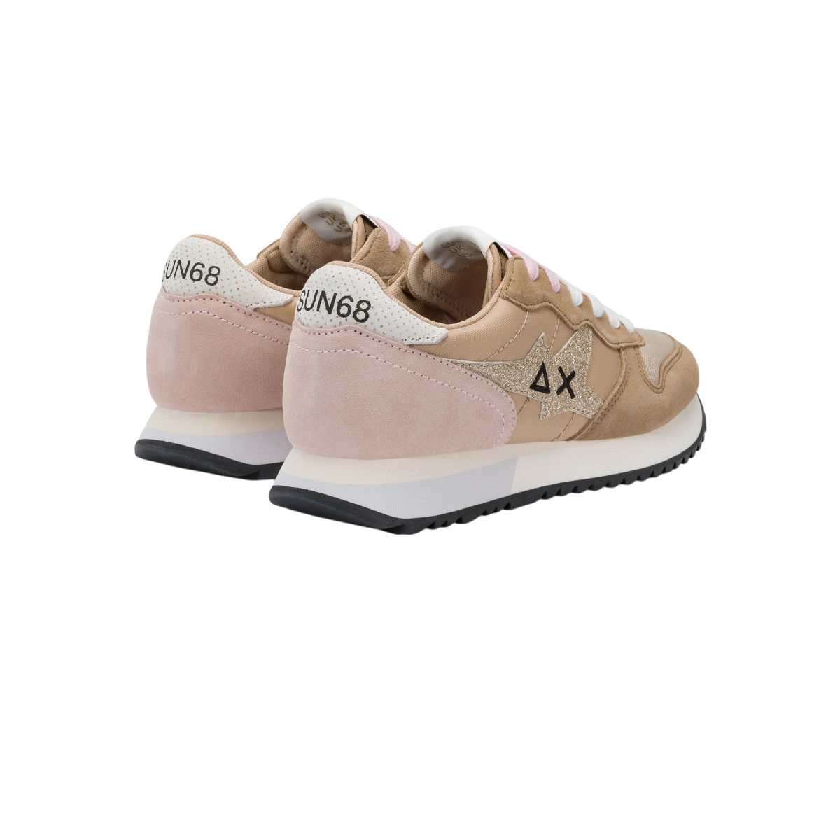 Sun68 sneakers Stargirl Glitter Logo beige