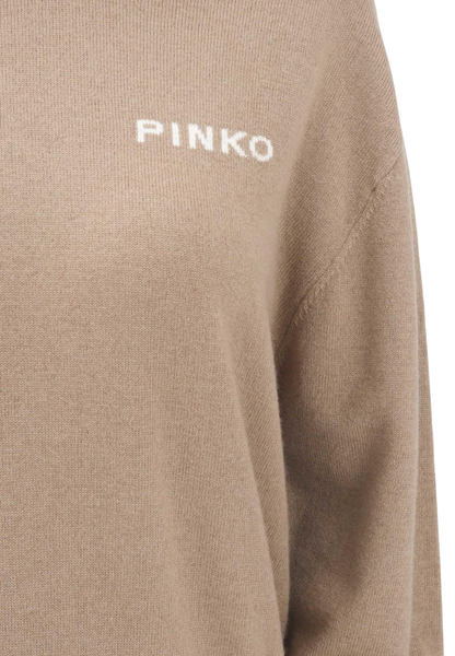 Pinko maglia Martinica in lana e cashmere beige