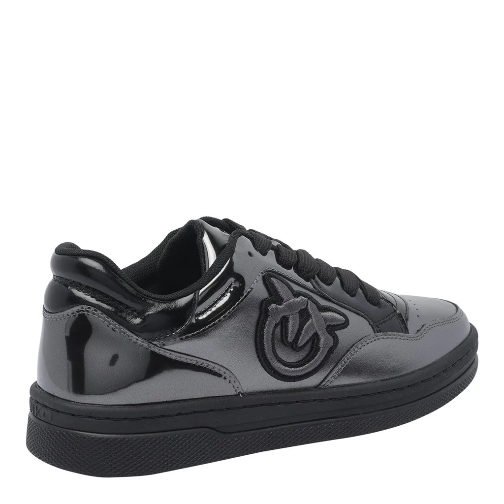 Pinko sneakers Mandy in pelle laminata nero