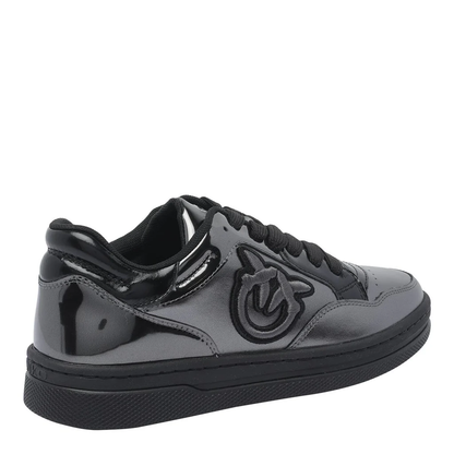Pinko sneakers Mandy in pelle laminata nero