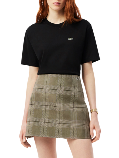 Lacoste T-shirt manica corta in jersey nero