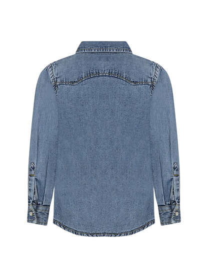 Diesel camicia in denim Ceko manica lunga lavaggio blu