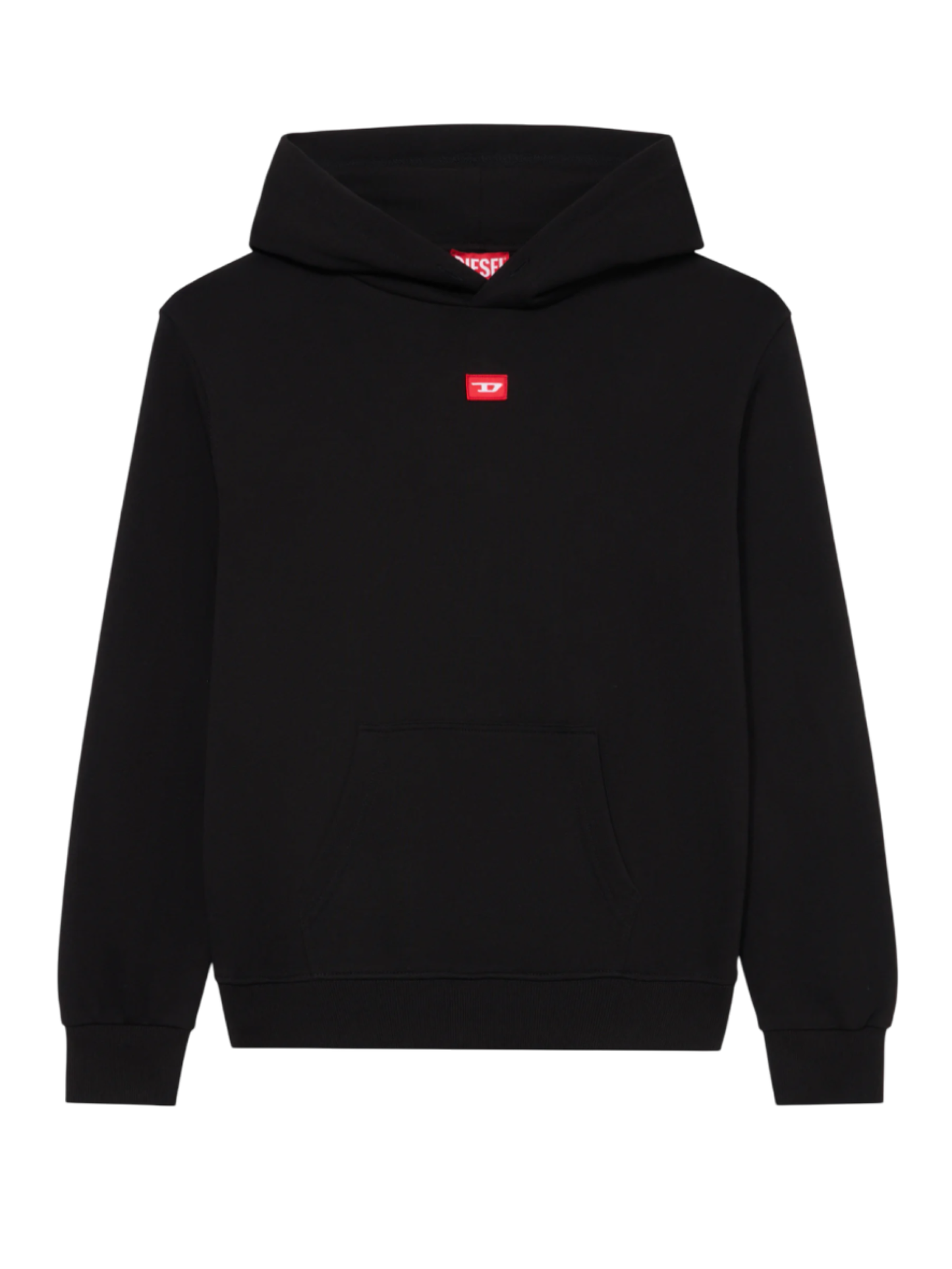 Diesel felpa bambino con cappuccio nero