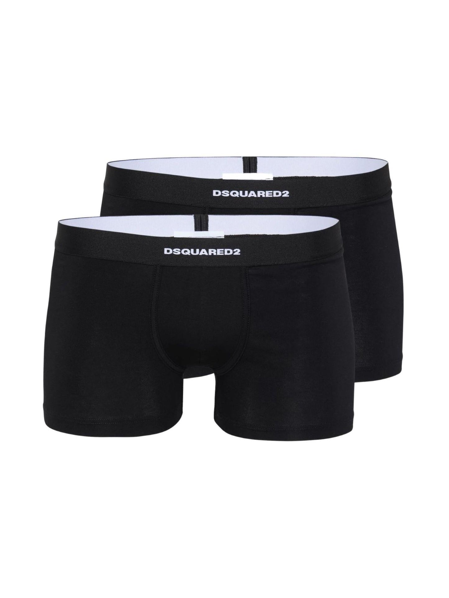 Dsquared2 set 2 boxer con logo nero
