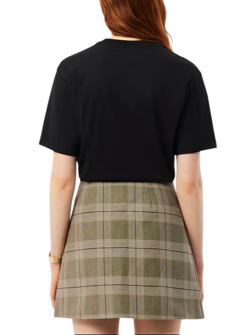 Lacoste T-shirt manica corta in jersey nero