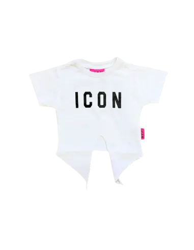 Icon completo T-shirt e shorts bianco nero