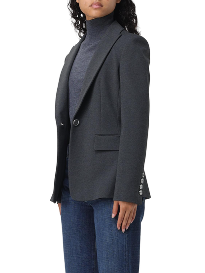 Pinko giacca blazer Signum monopetto grigio