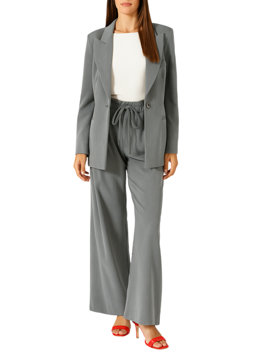 Vicolo giacca blazer monopetto grigio