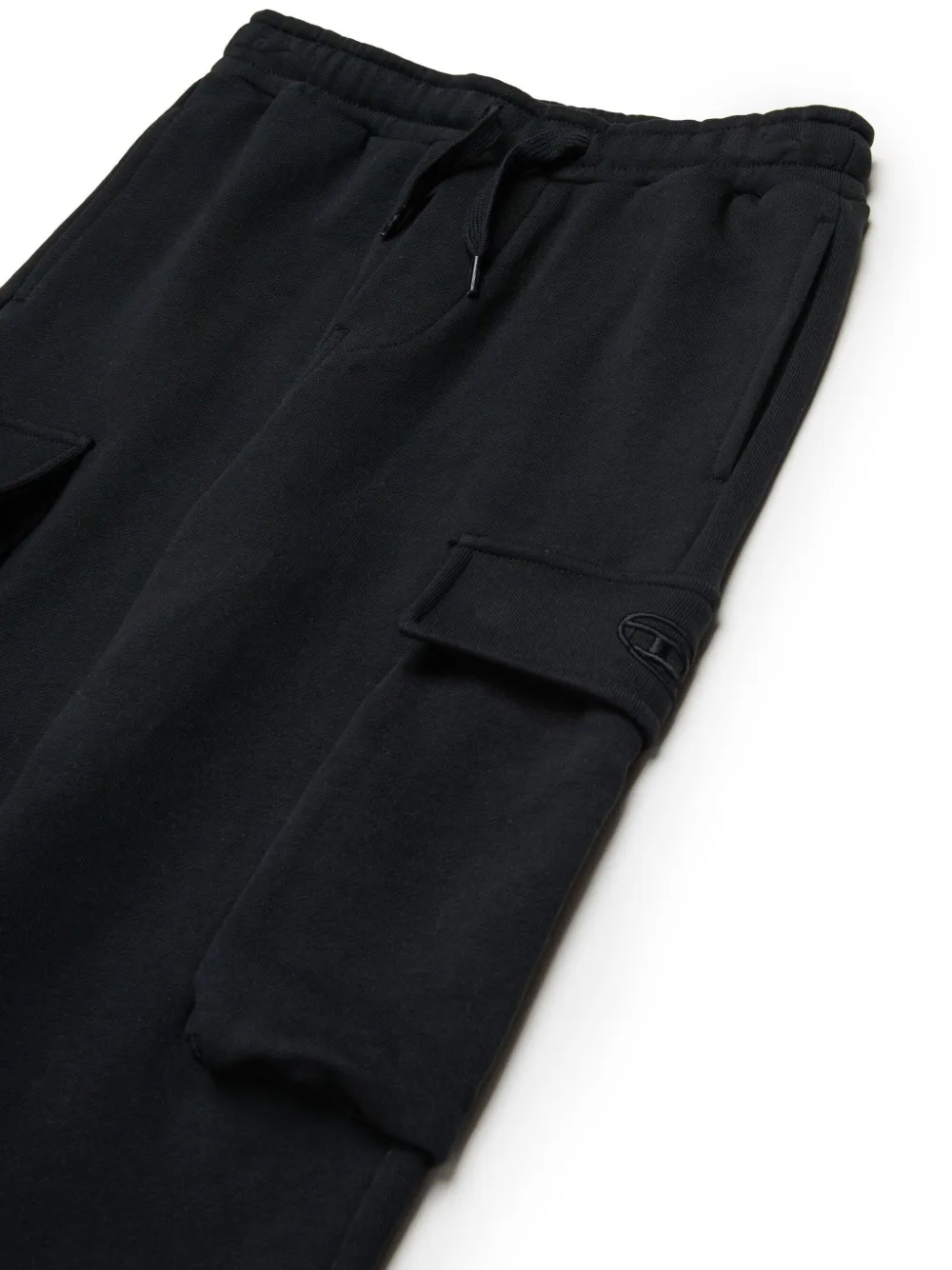 Diesel pantaloni joggers con tasconi Plekox nero