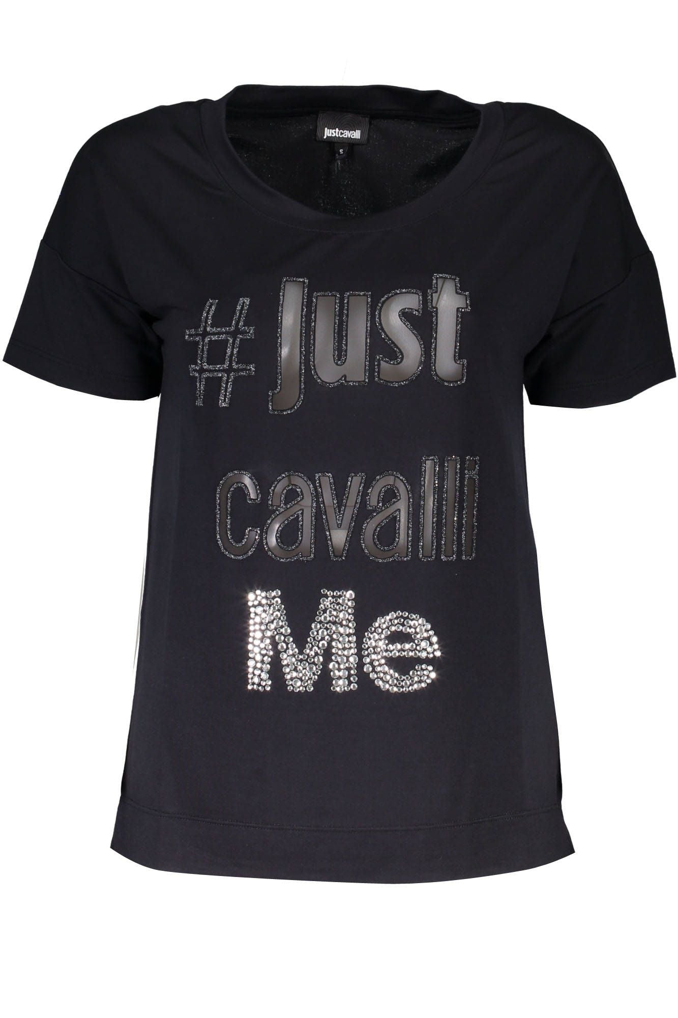 Just Cavalli T-Shirt Maniche Corte Donna Nero"" - mem39