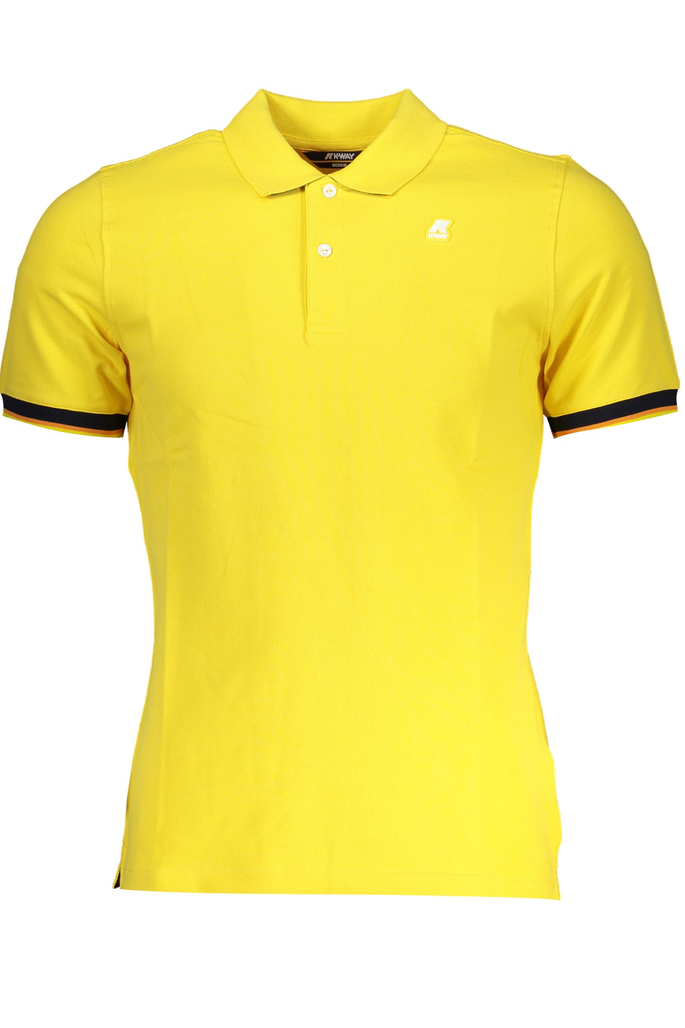 K-Way Polo Maniche Corte Uomo Giallo"" - mem39