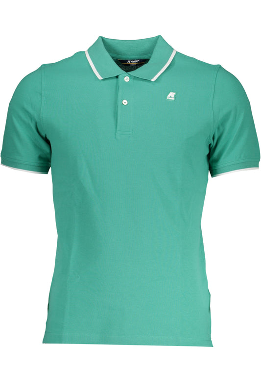 K-Way Polo Maniche Corte Uomo Verde"" - mem39