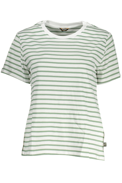 K-Way T-Shirt Maniche Corte Donna Bianco - mem39