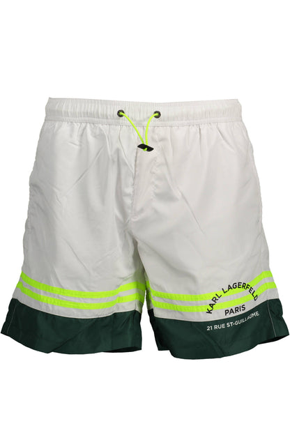 KARL LAGERFELD BEACHWEAR KL22MBS03_BIANCO_WHITE