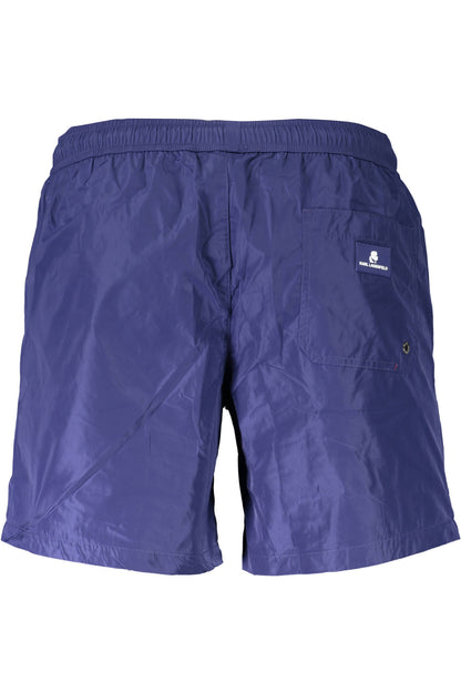 KARL LAGERFELD BEACHWEAR KL20MBM01_CCE237F_BLUNAVY Blu