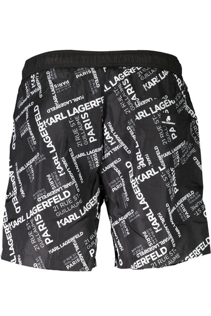 Karl Lagerfeld Beachwear Costume Parte Sotto Uomo Nero - mem39