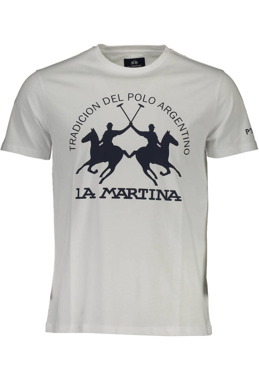 La Martina T-Shirt Maniche Corte Uomo Bianco - mem39