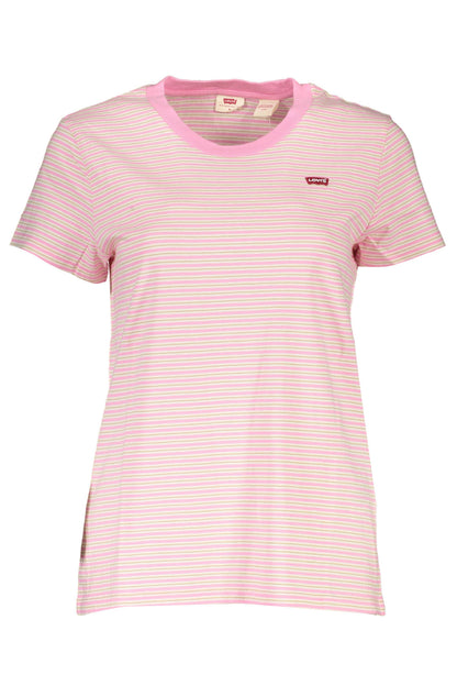 Levi'S T-Shirt Maniche Corte Donna Rosa - mem39