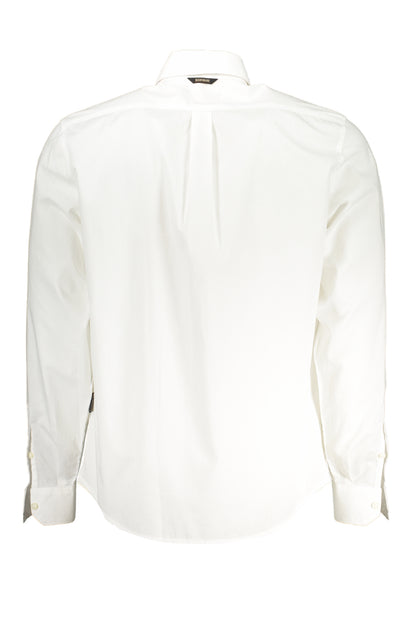 Napapijri Camicia Maniche Lunghe Uomo Bianco - mem39