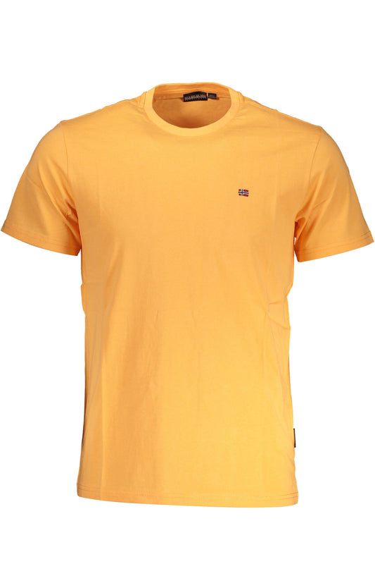 Napapijri T-Shirt Maniche Corte Uomo Arancio - mem39