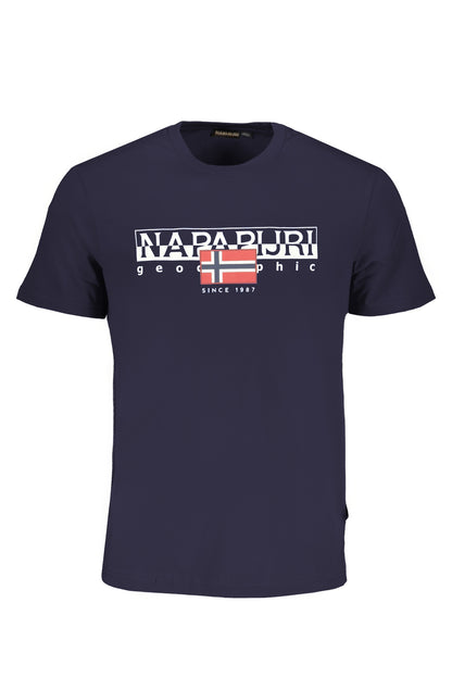 Napapijri T-Shirt Maniche Corte Uomo Blu - mem39