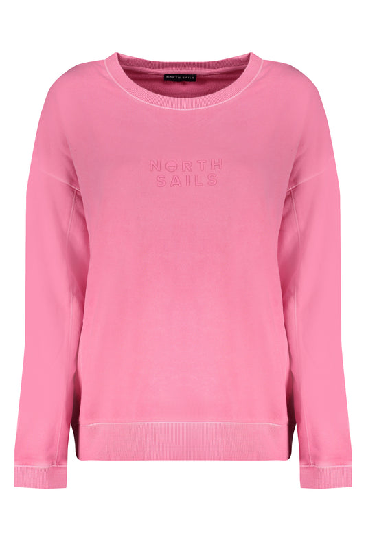 North Sails Felpa Senza Zip Donna Rosa - mem39