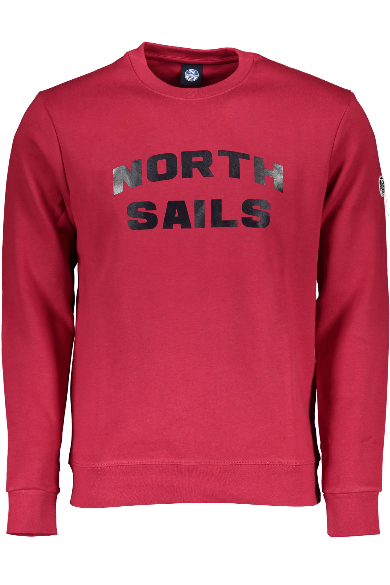 North Sails Felpa Senza Zip Uomo Rosso"" - mem39