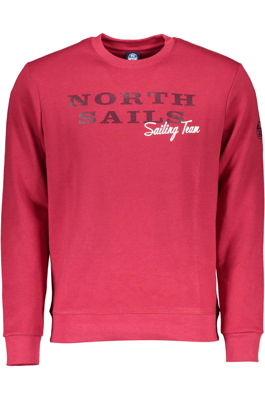 North Sails Felpa Senza Zip Uomo Rosso"" - mem39