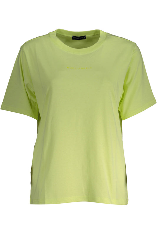 North Sails T-Shirt Maniche Corte Donna Giallo - mem39