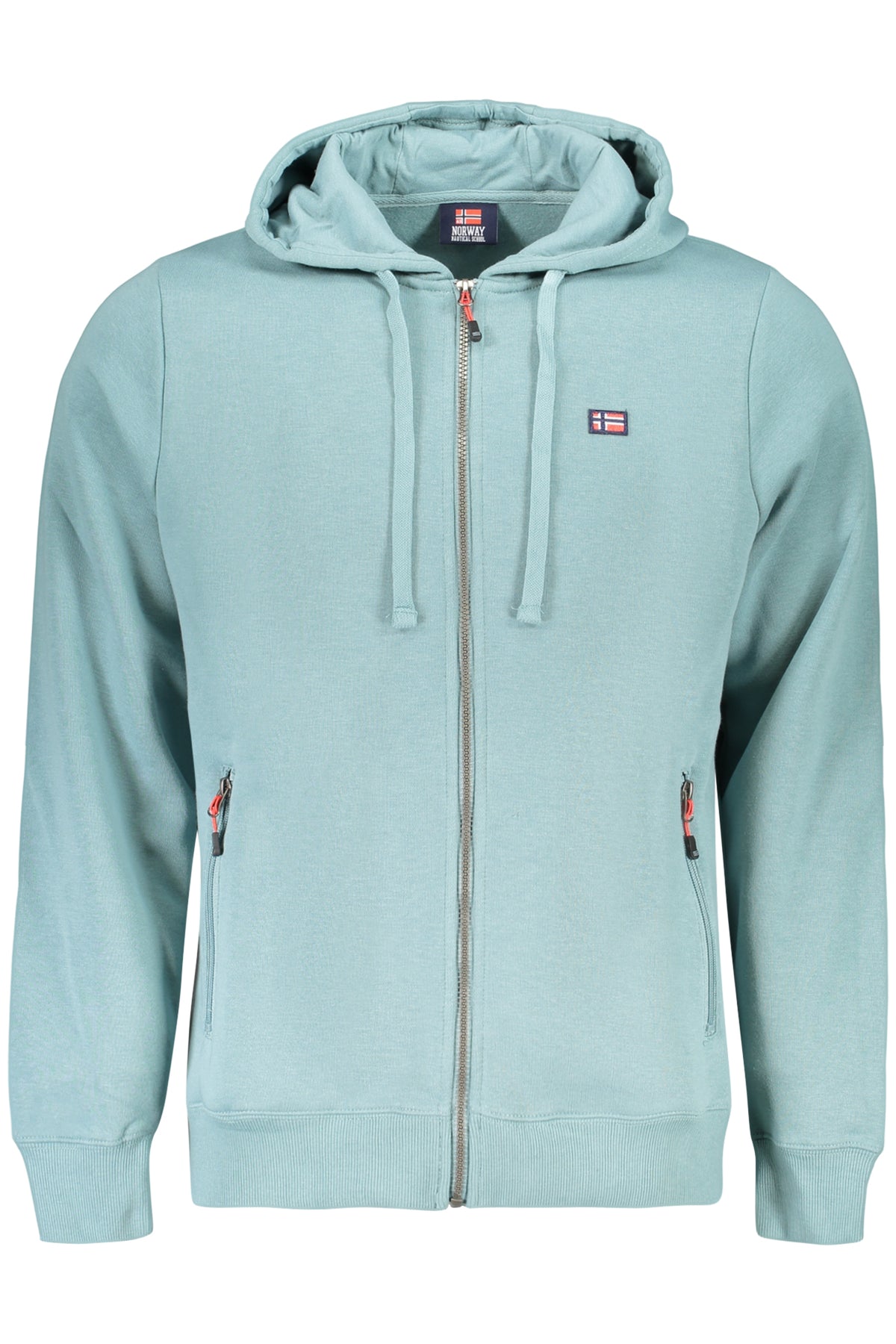 NORWAY 1963 FELPA CON ZIP UOMO VERDE