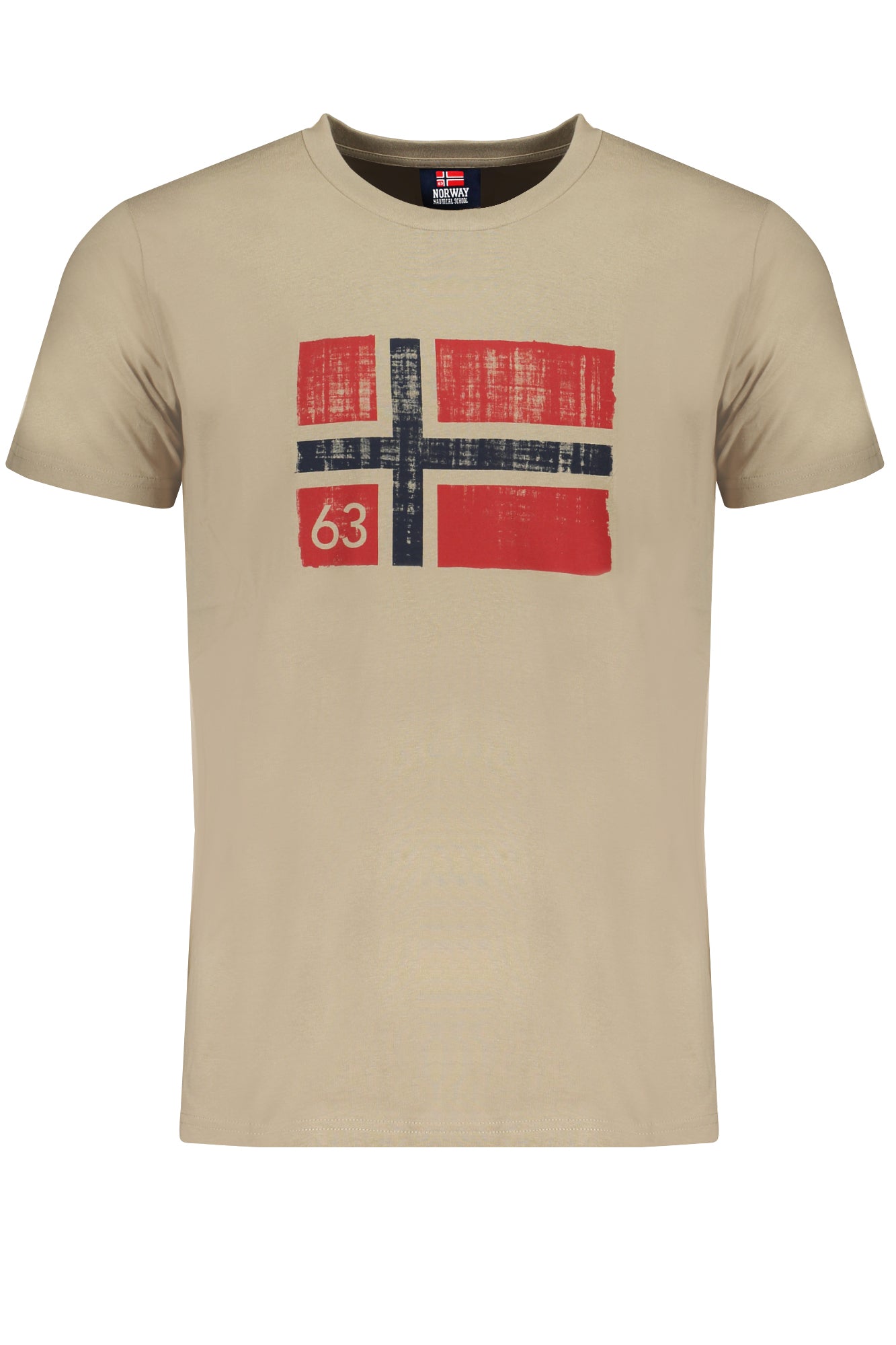 Norway 1963 T-Shirt Maniche Corte Uomo Beige - mem39