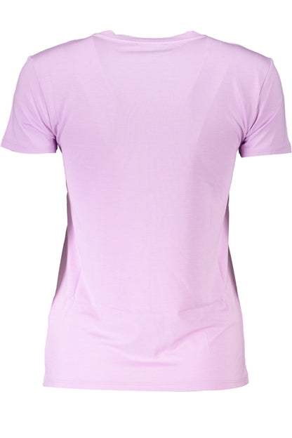 Patrizia Pepe T-Shirt Maniche Corte Donna Viola"" - mem39