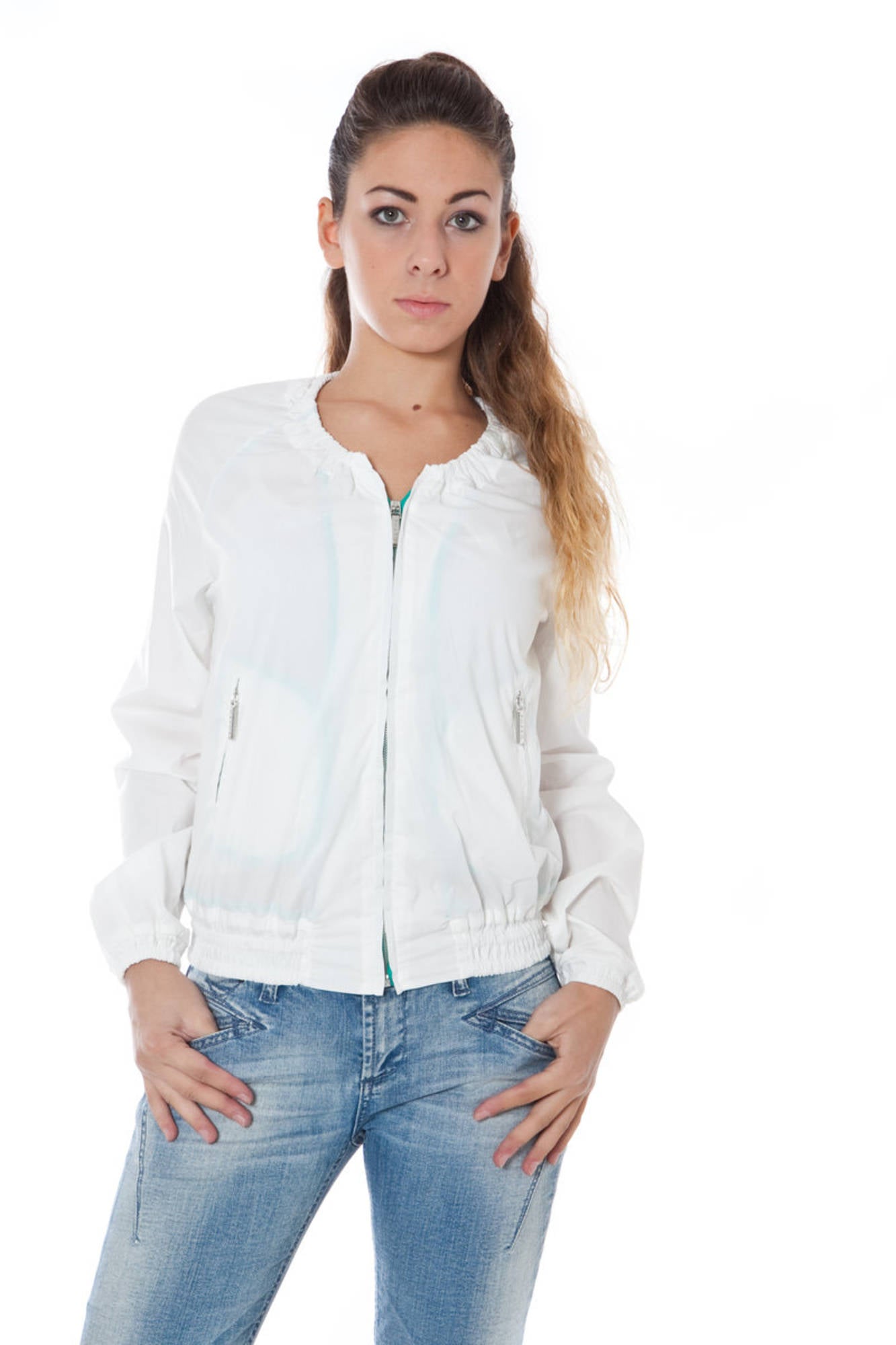 Phard Giacca Sportiva Donna Bianco - mem39