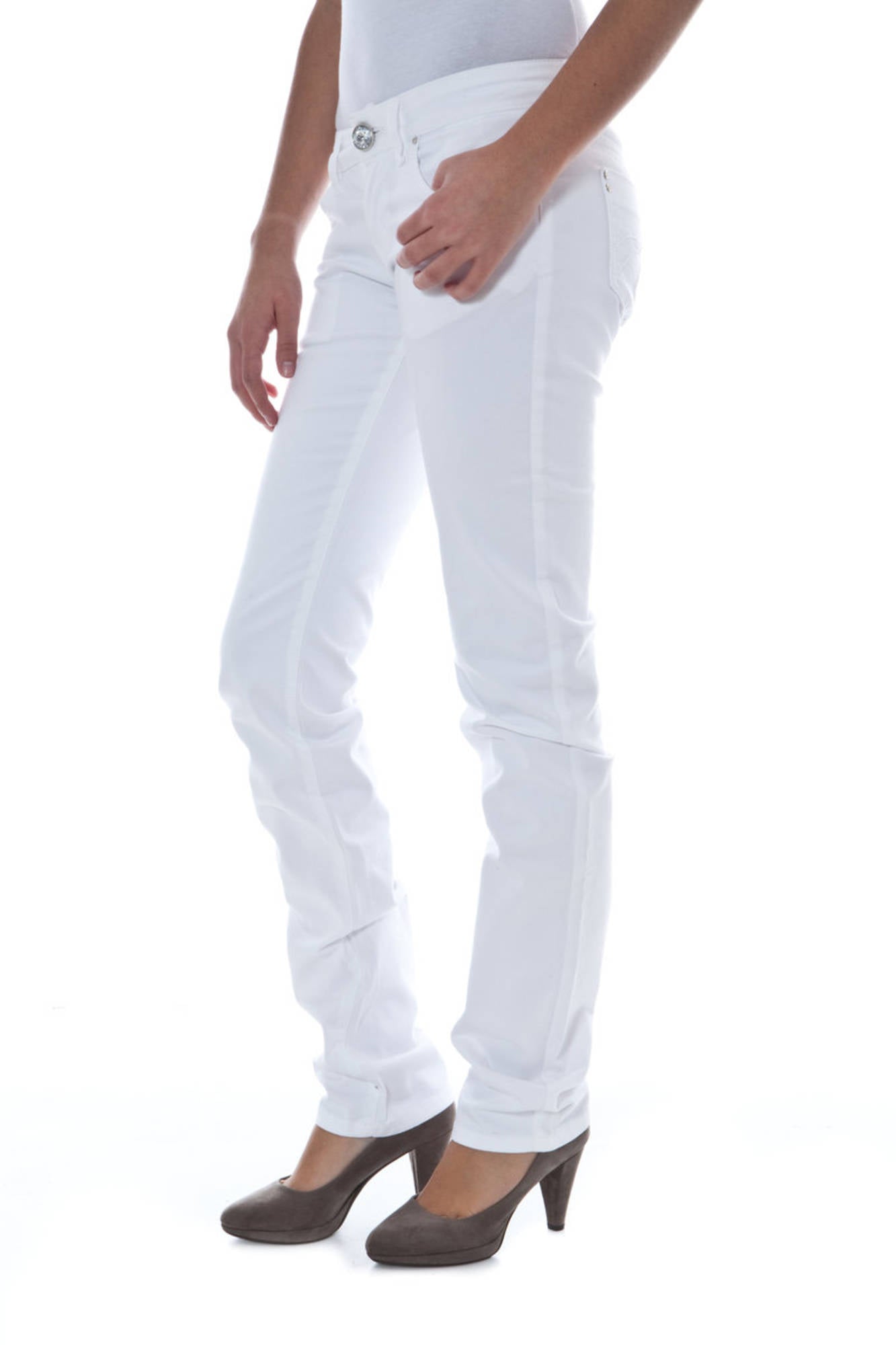 Phard Pantalone Donna Bianco"" - mem39