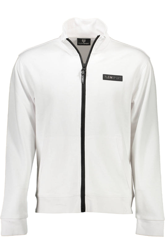 Plein Sport Felpa Con Zip Uomo Bianco"" - mem39