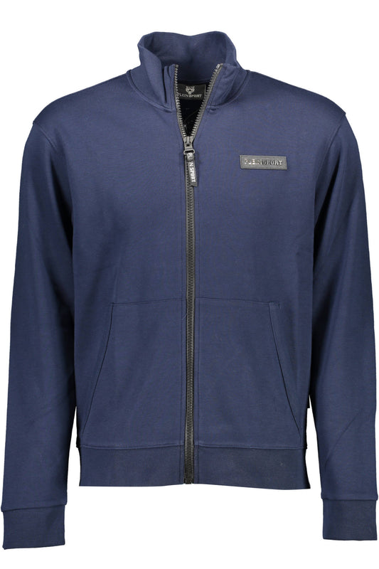 Plein Sport Felpa Con Zip Uomo Blu"" - mem39