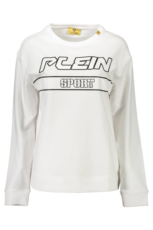 Plein Sport Felpa Senza Zip Donna Bianco"" - mem39