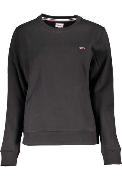 Tommy Hilfiger Felpa Senza Zip Donna Nero"" - mem39