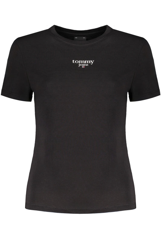 Tommy Hilfiger T-Shirt Maniche Corte Donna Nero"" - mem39