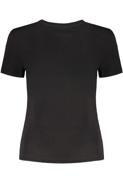 Tommy Hilfiger T-Shirt Maniche Corte Donna Nero"" - mem39