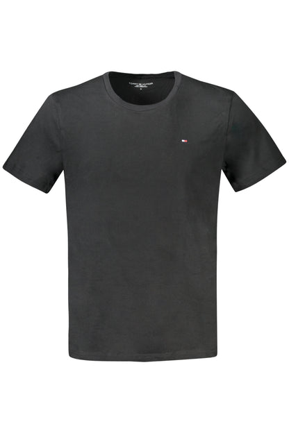 Tommy Hilfiger T-Shirt Maniche Corte Uomo Nero"" - mem39