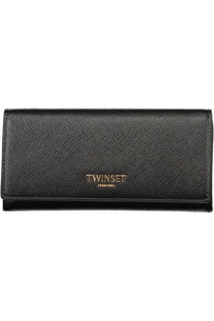 TWINSET PORTAFOGLIO DONNA NERO